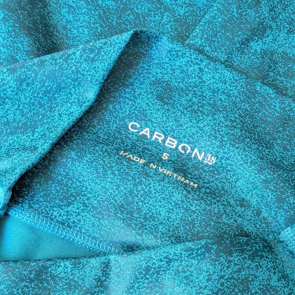 Carbon38 Teal Leggings and Crop Top Set - Picture 10 of 11